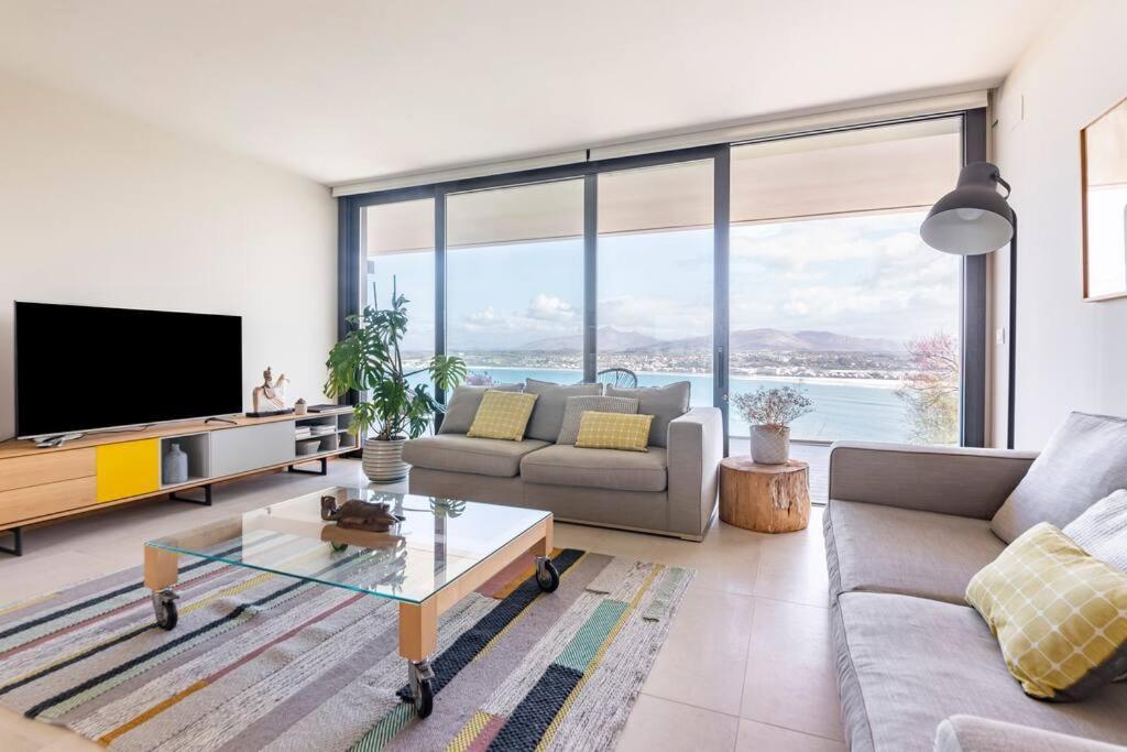 Suite En El Faro De Hondarribia, Con Vistas Exteriör bild